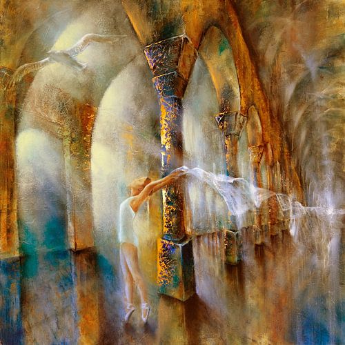 Seagull and dancer by Annette Schmucker