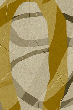 Moderne abstracte vormen en lijnen nr. 6 van Dina Dankers