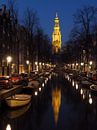 Zuiderkerk Amsterdam bij nacht van Edwin Butter thumbnail