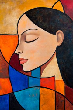 Delicate beauty in colourful surfaces by Poster Art Shop