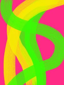 Neon greenpinkyellow