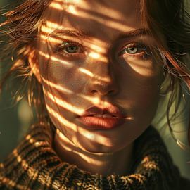 Straalpatroon van Poster Art Shop