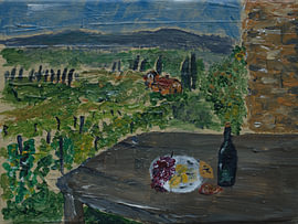 Weinberge d', Italien von Kjeld Olsen