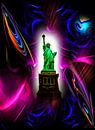 Statue de la liberté New York par Walter Zettl Aperçu
