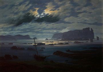 The Northern Sea in Moonlight, Caspar David Friedrich