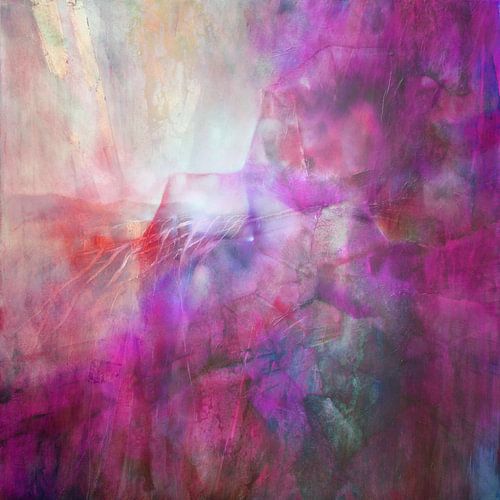 Drifting - abstrakte Komposition in purpur