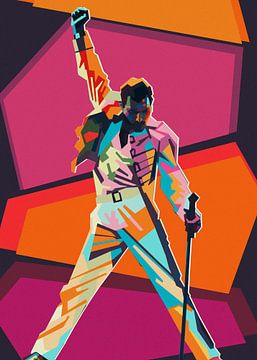 Freddie Mercury von Muhamad Suryanto