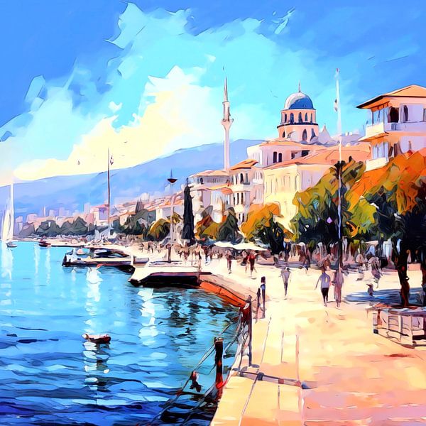 Strandpromenade Izmir, Motiv 3 von zam art