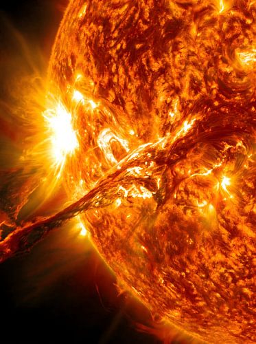 Sonnensturm: Plasma einer Sonneneruption