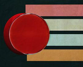Constructivism painting number 7 by Jan Keteleer