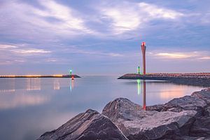 Ostend Ostufer während des blauen Viertels | Landschaft | Nachtfotografie