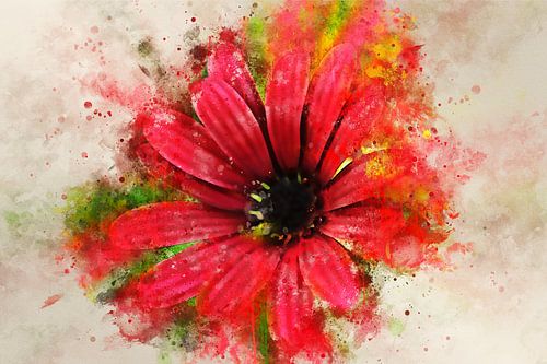 Fleur rouge