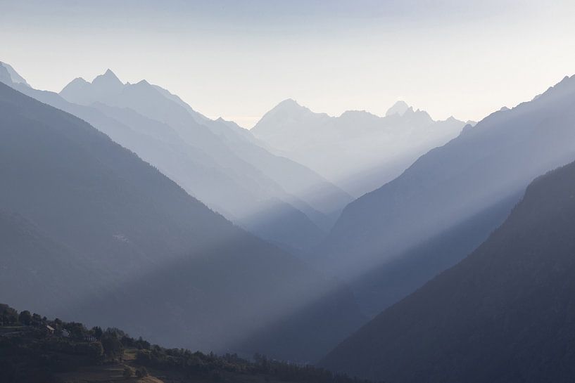 Blue Morning Light, Aosta Valley, Italy by Imladris Images