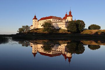 Läckö Slott Zonsondergang, Kallandso, Zweden van Imladris Images