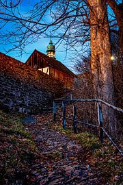 Der Weg an der Burg Wolkenstein von Johnny Flash