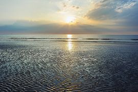 Coucher de soleil sur la mer sur Txell Alarcon