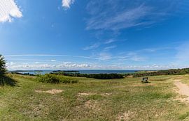 Groß Zicker, Blick zum Klein Zicker, den Zicker See und die Ostsee, Rügen von GH Foto & Artdesign