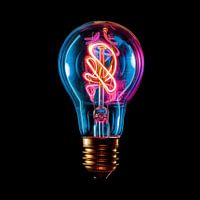 Neon filament lamp