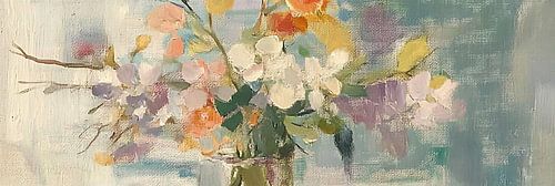 Vase à fleurs | Sérénité aux couleurs du printemps