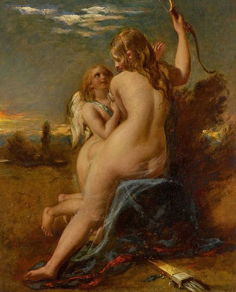 Venus Relieving Cupid Of His Bow, William Etty by Masterful Masters