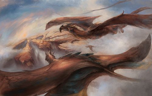 Draken boven de woestijn