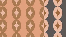 70er Jahre Retro Boho Kunst V von Dina Dankers