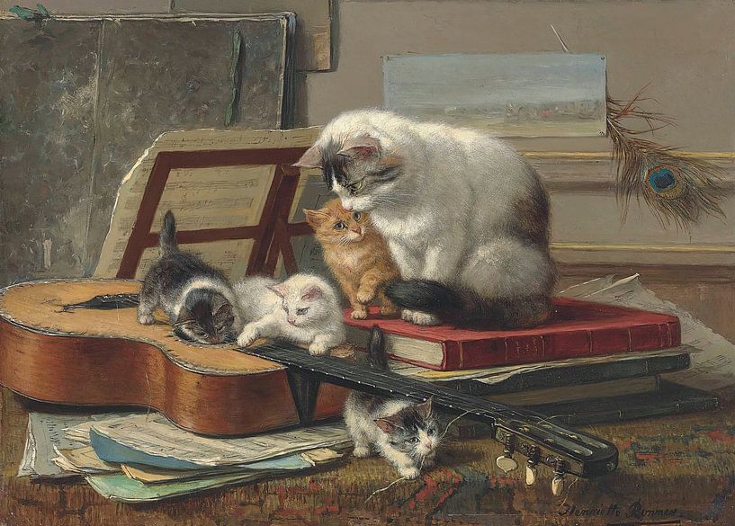Henriëtte Ronner-Knip - Die Musikstunde von Peter Balan