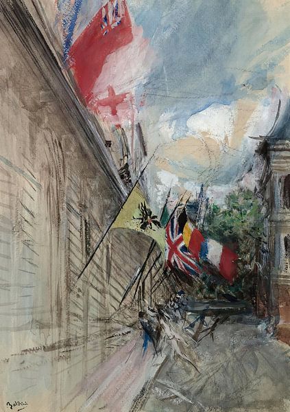 Giovanni Boldini - Paris, 14 July by Peter Balan