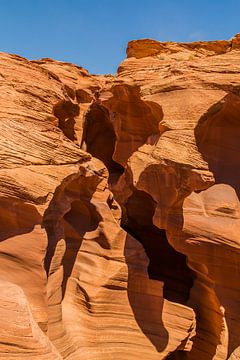 Antelope Slot Canyon, crevasse dans la croûte terrestre sur Peter Leenen