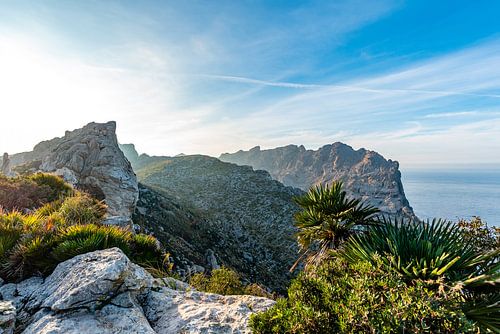Imposant berglandschap van Formentor met zeezicht en groene natuur, Mallorca