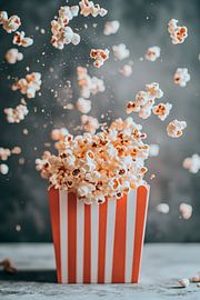 Flying popcorn from a cinema bag - a moment of pleasure by Poster Art Shop