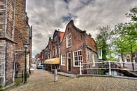 Huisje in Delft van Jan Kranendonk thumbnail