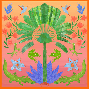 Unter der Palme