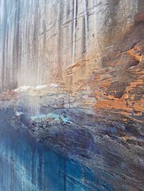 Gestructureerde oceaanhorizon van Gabriela Aleksandra Szuba