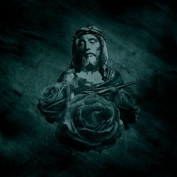 Jezus 1 Square  by Sonny de Jong