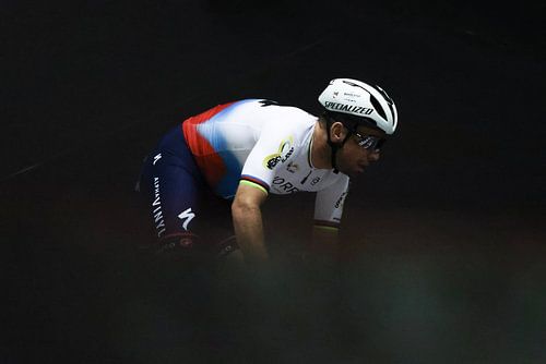 Mark Cavendish at the cycling track