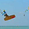 Kite surfer sur Ron Steens