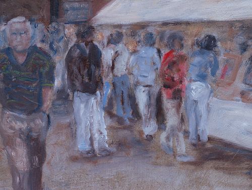 Artmarket Bergen around the Ruïnekerk