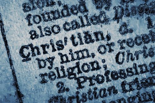 Text van de Bijbel with the style 'Deep Blue'