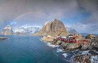 Regenbogen über Reine