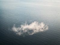 Single cloud over the ocean