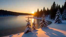 Stille des tiefen Winters von Jean Pierre