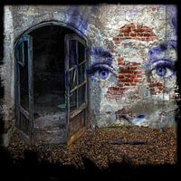 Welcome to the haunted house - the blue face