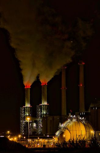 Night work Botlek Rotterdam