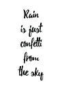 Rain is just Confetti van Didden Art thumbnail