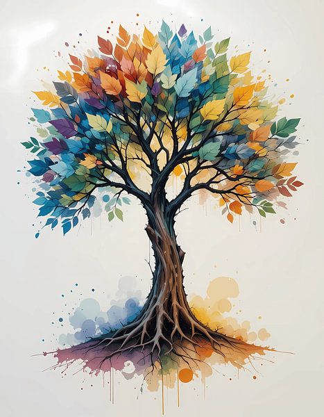 Arbre de vie vibrant par Artistic
