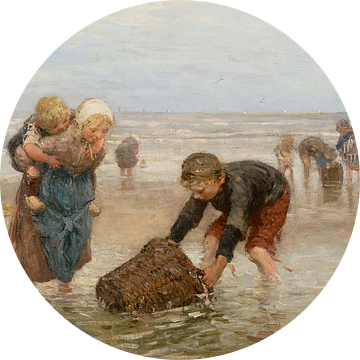 De garnalenvangst van de visserskinderen, Bernardus Johannes Blommers