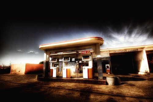 Tankstation in Marroko