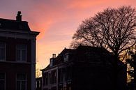 Sunset glow in the Archipelbuurt The Hague by Raoul Suermondt thumbnail