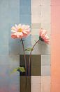 Stilleben Blumen in Pixeln von But First Framing Miniaturansicht
